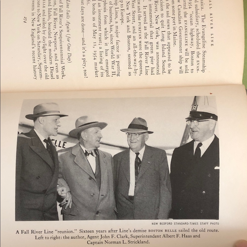The Old Fall River Line Hardcover Book - Beige Spine - Picture 14 of 14